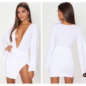 PrettyLittleThing Split Leg Bodycon Dress